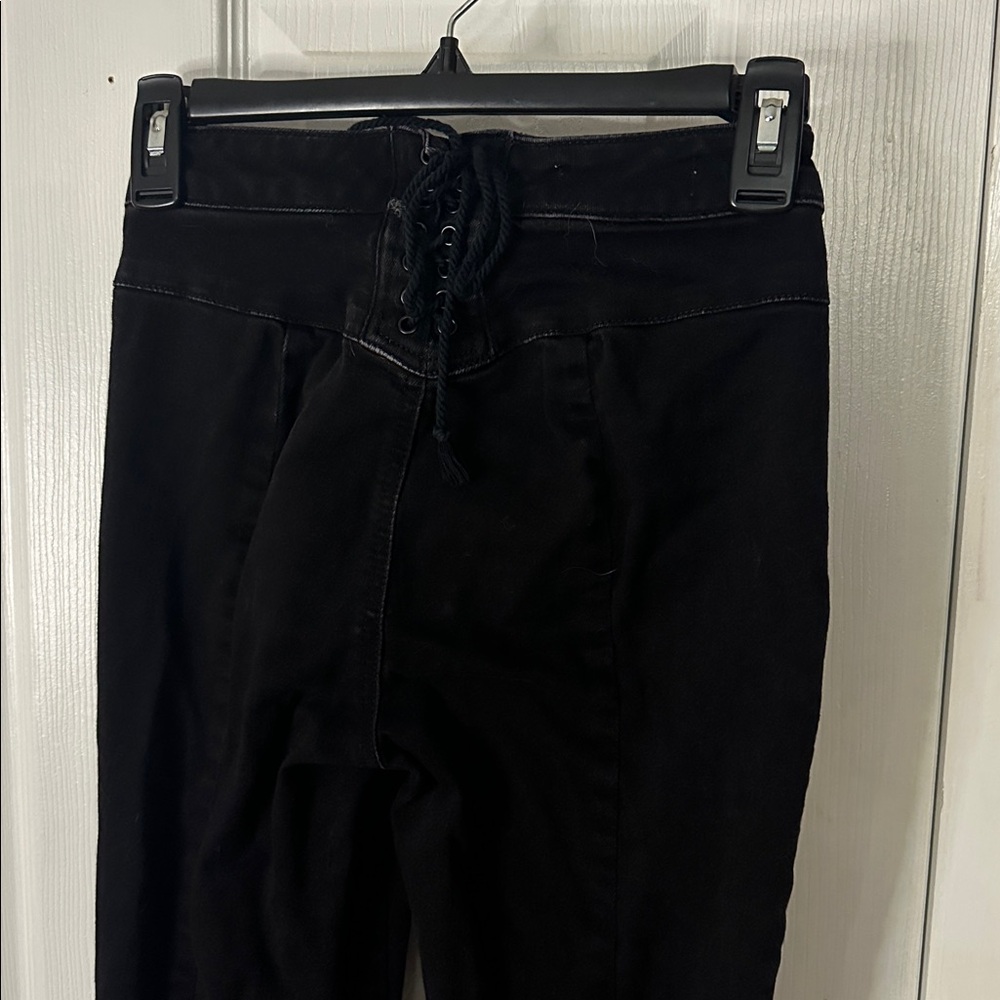 Free People's We The Free FitnFlare Jeans with Corset style Back - Picture 5 of 7